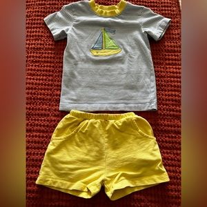 Toddler boy matching set - ishtex size 3 EUC NO STAINS